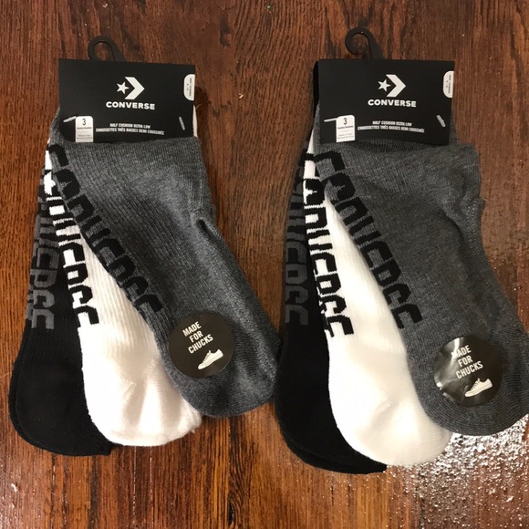 converse half cushion ultra low socks